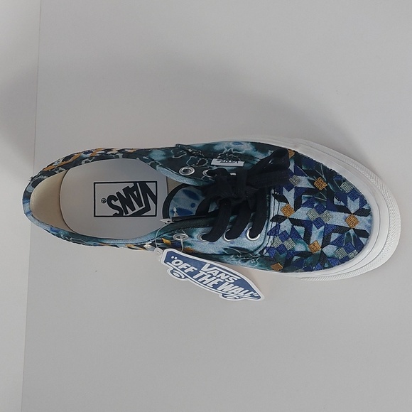 Vans Authentic 44 DX Mixed mosaic women's sneakers blue White size 6 - Picture 5 of 10